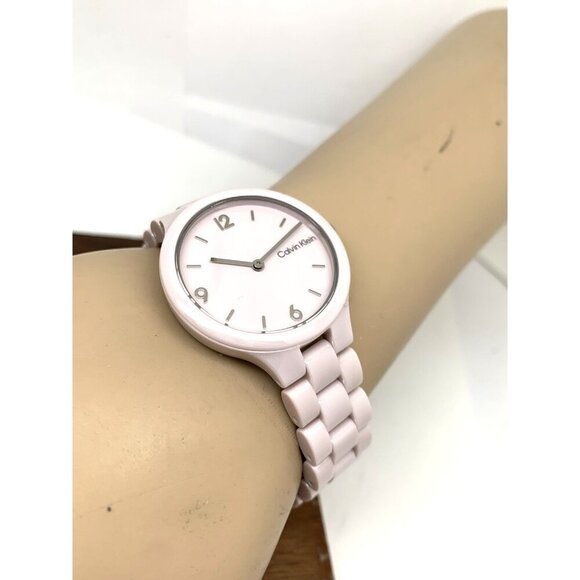 Calvin Klein Women\'s Watch 25200077 Quartz Pink Blush Ceramic 32mm main image 13